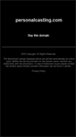 Mobile Screenshot of personalcasting.com