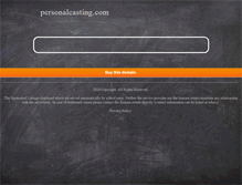 Tablet Screenshot of personalcasting.com